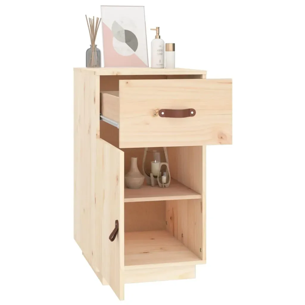 Desk Cabinet 40x50x75 cm Solid Wood Pine Price