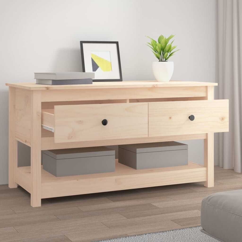 Coffee Table 102x49x55 cm Solid Wood Pine Price