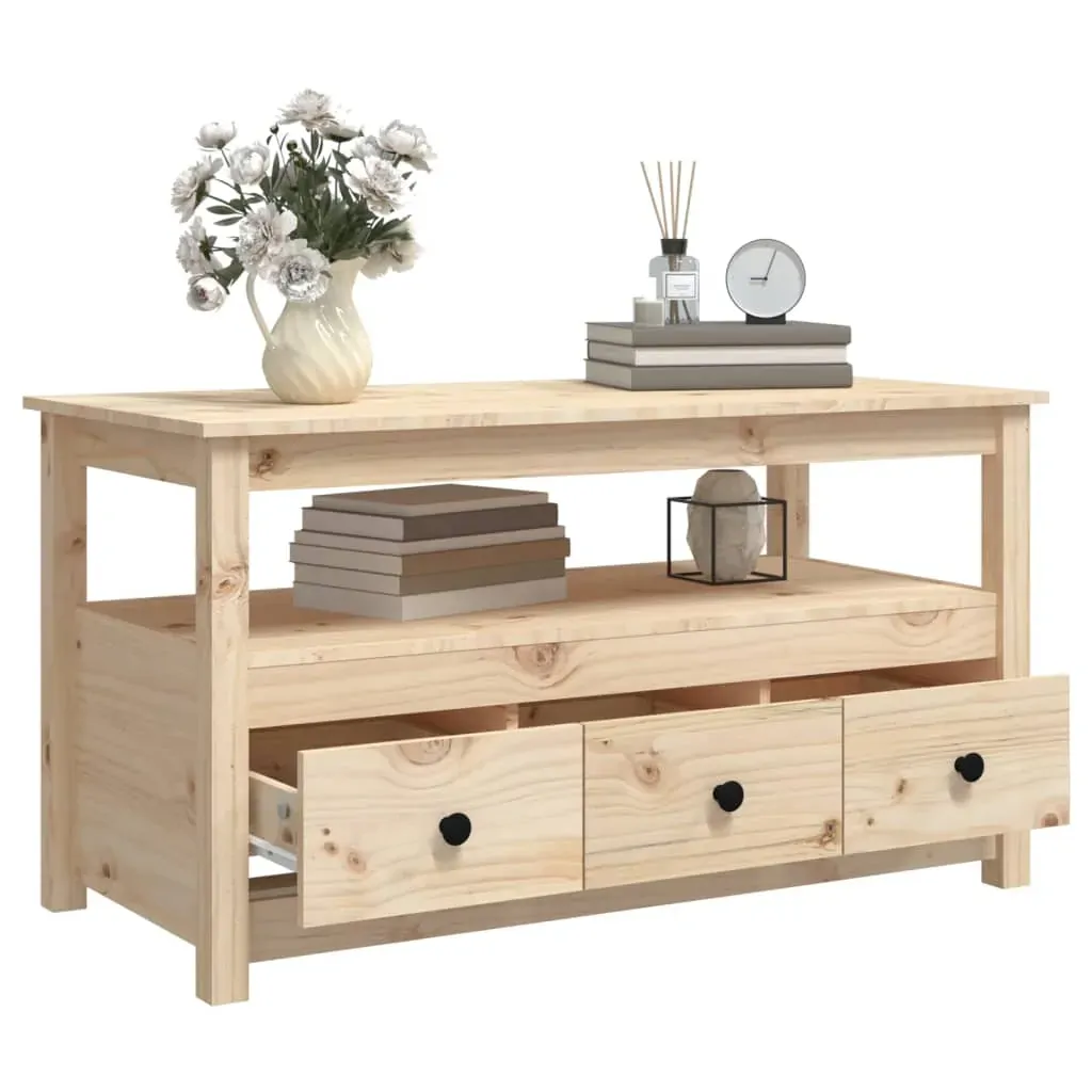 Coffee Table 102x49x55 cm Solid Wood Pine Price