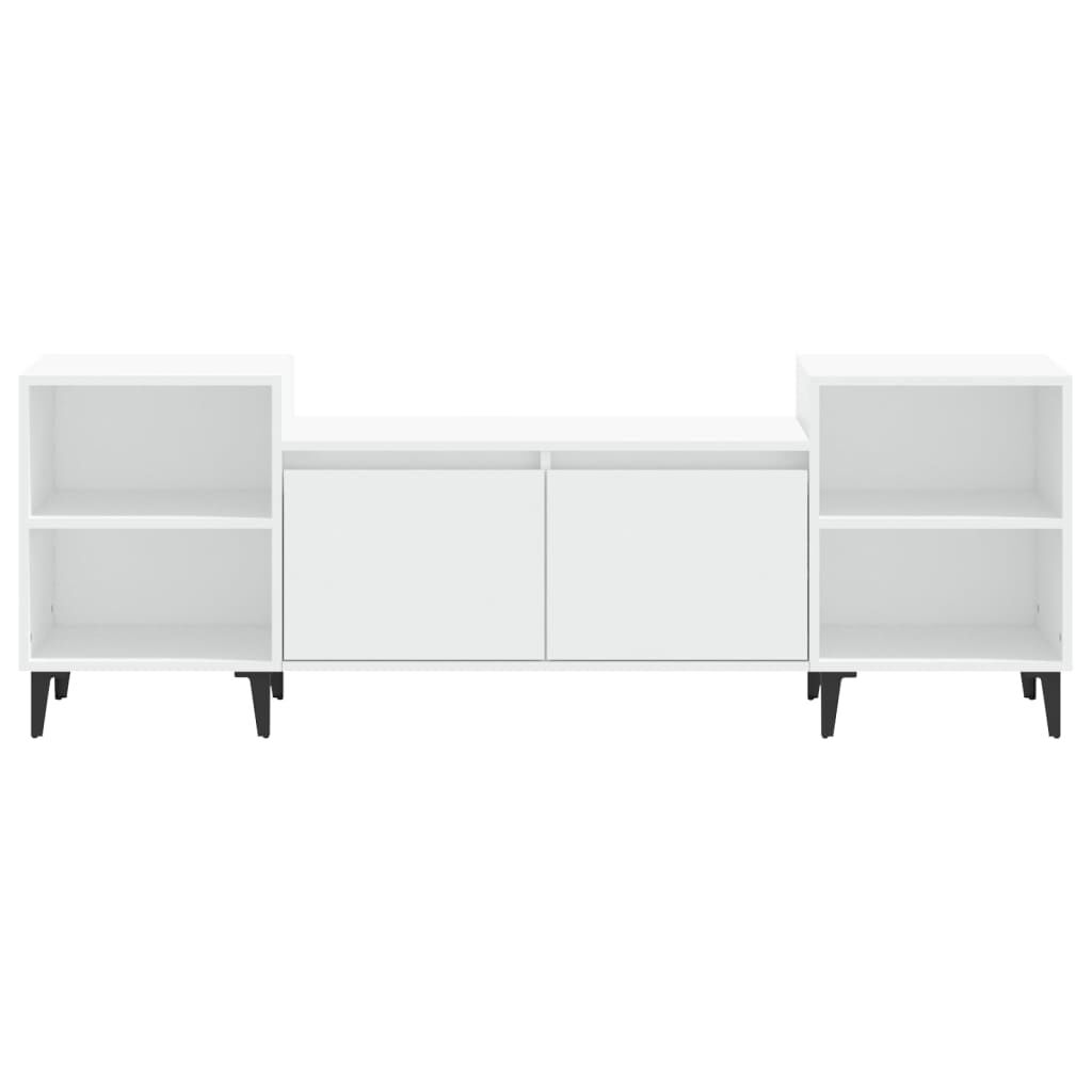 TV Cabinet White 160x35x55 cm Engineered Wood Price
