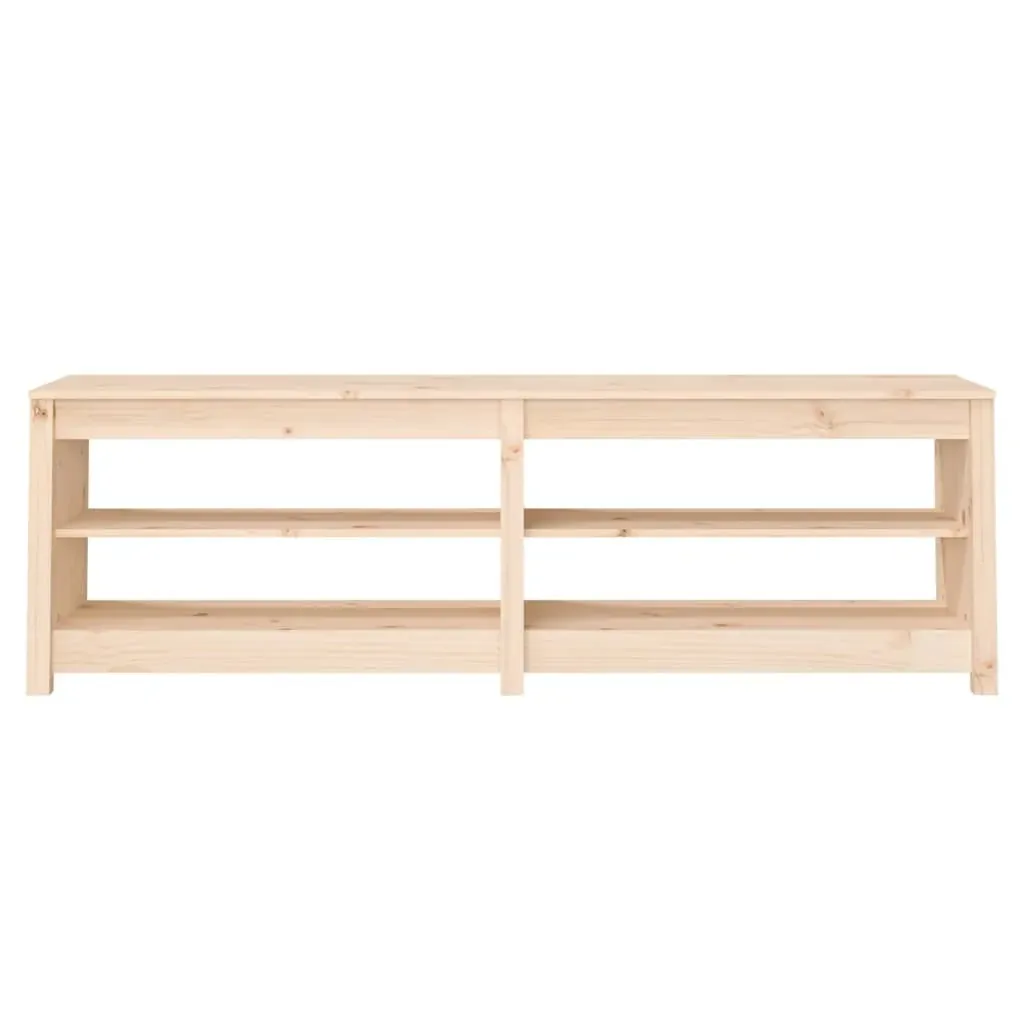 Shoe Bench 160x36.5x50 cm Solid Wood Pine Price