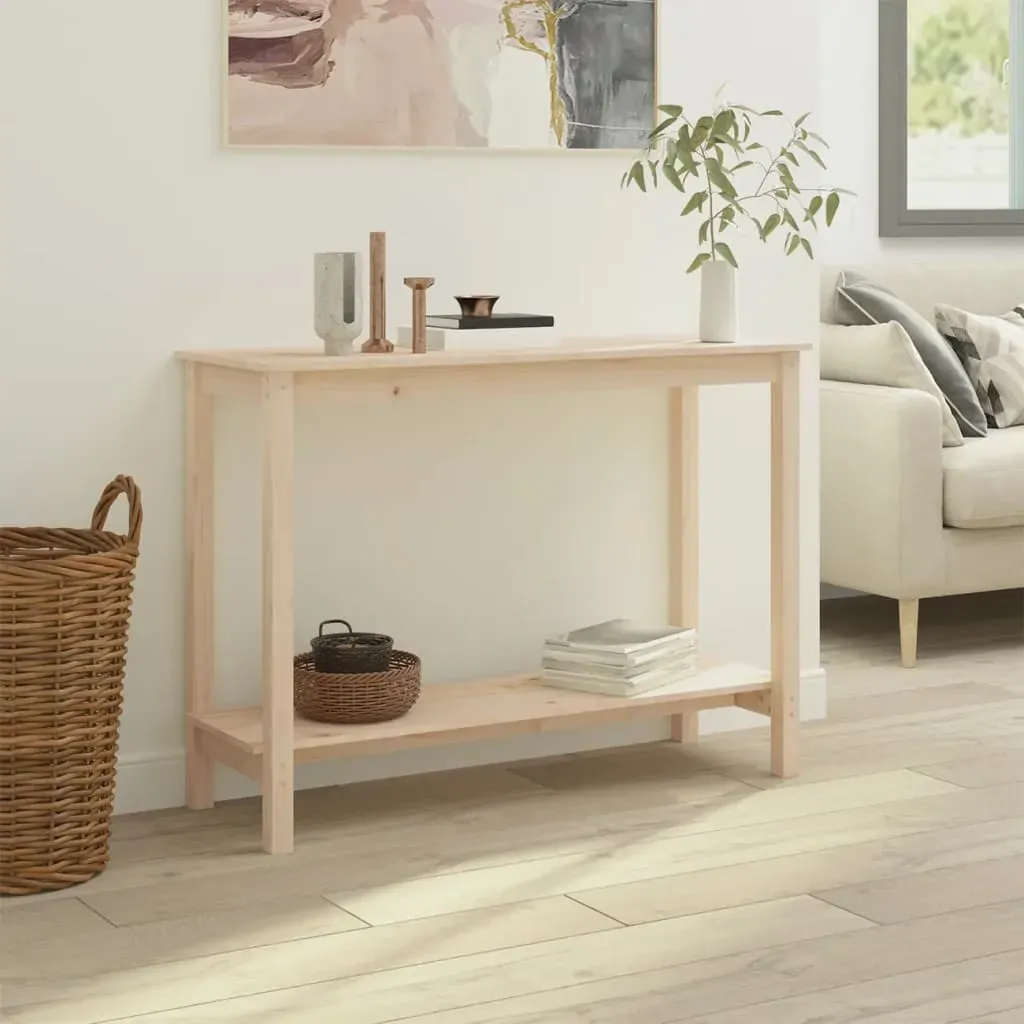Console Table 110x40x80 cm Solid Wood Pine Price