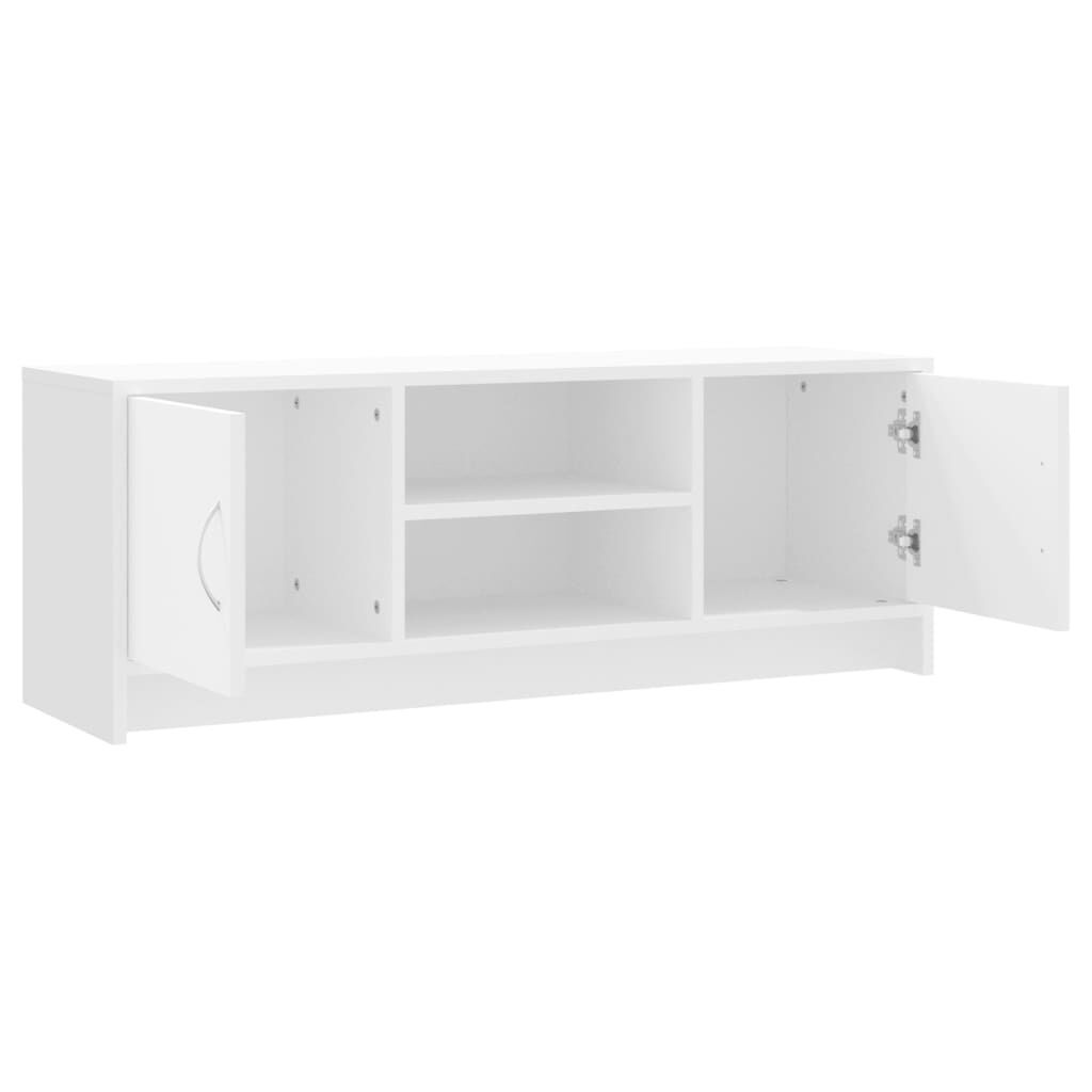 TV Cabinet White 102x30x37.5 cm Engineered Wood Price