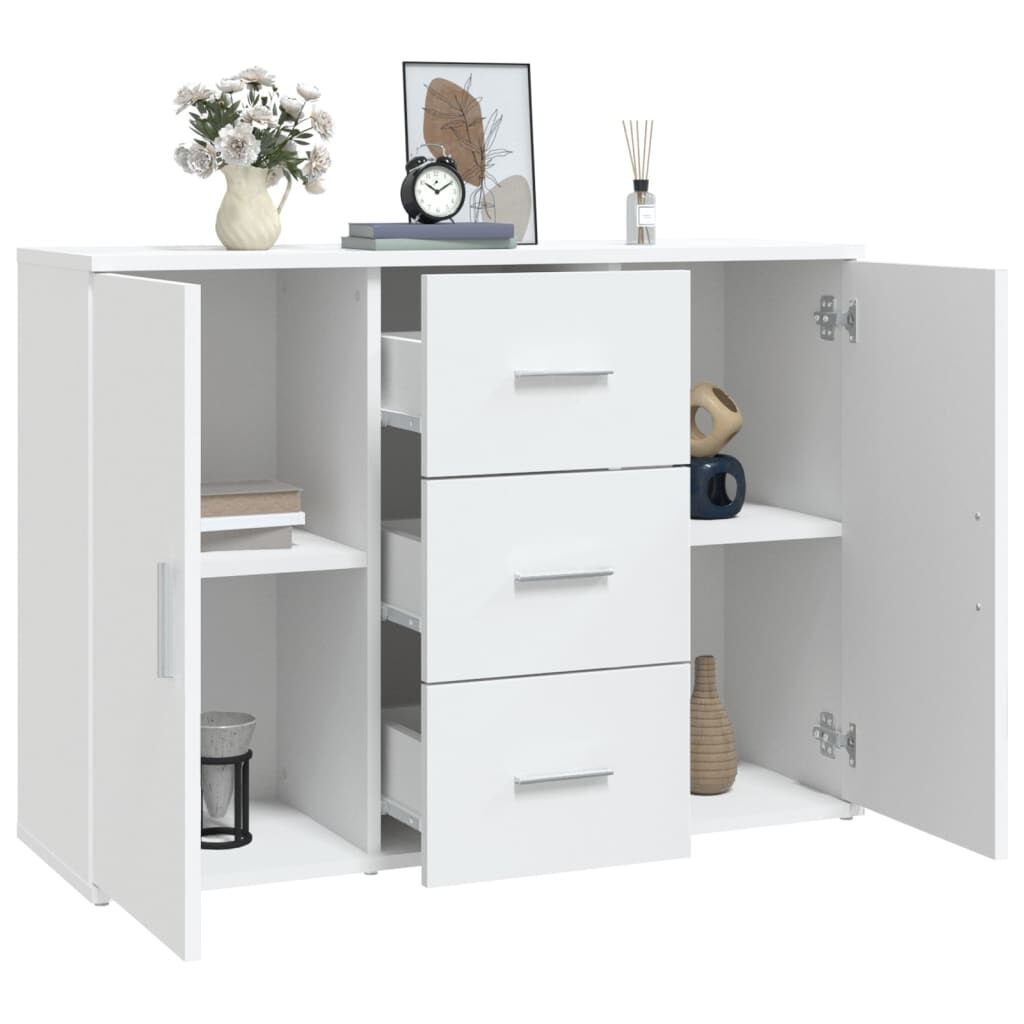 Sideboard White 91x29.5x65 cm Engineered Wood Price