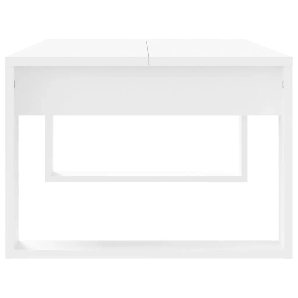 Coffee Table White 102x50x35 cm Engineered Wood Price