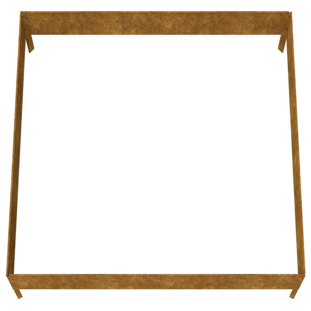 Garden Raised Bed 100x100x33.5 cm Corten Steel Price