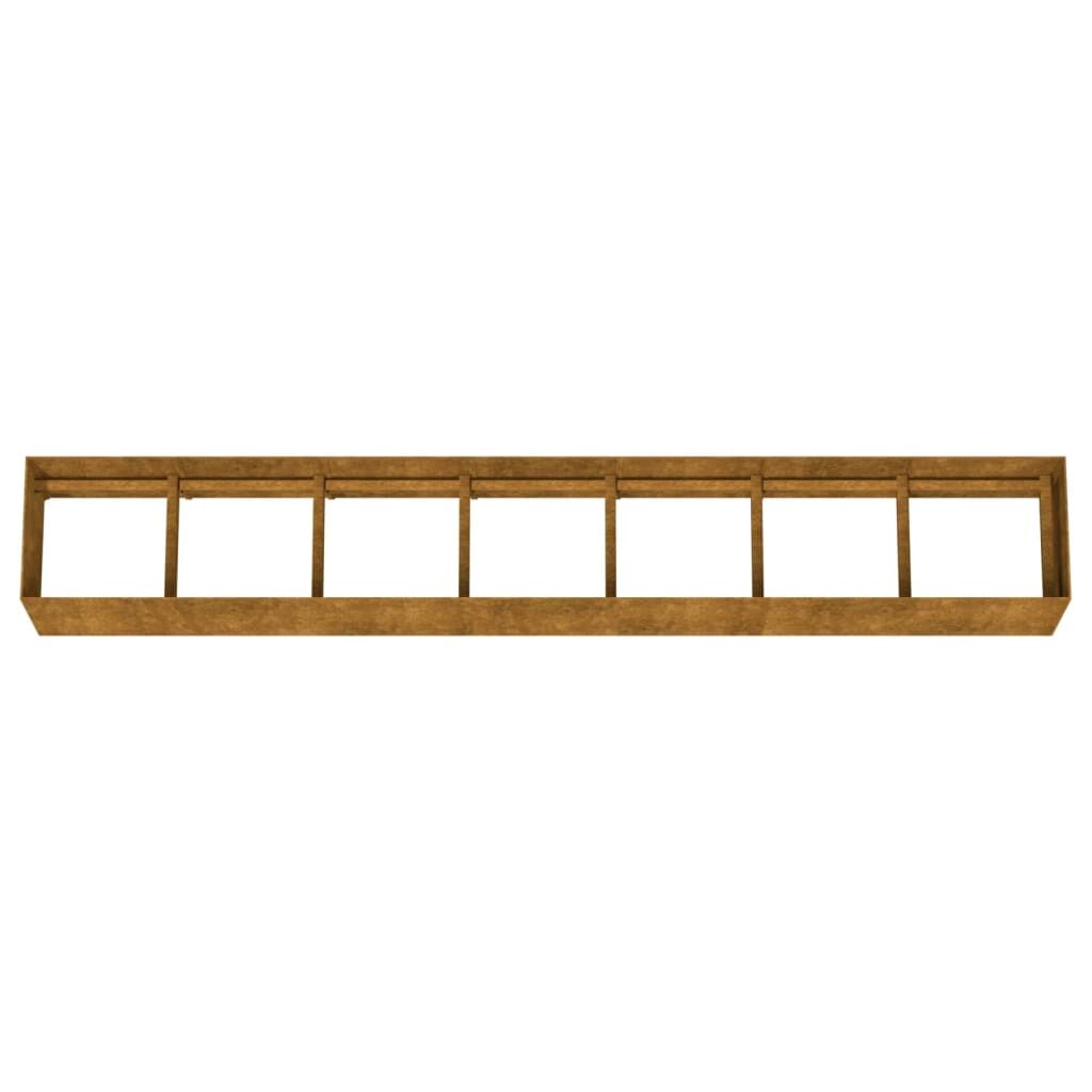 Garden Raised Bed 280x40x40 cm Corten Steel Price