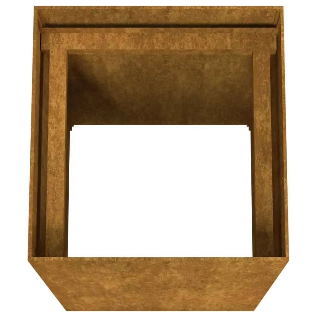 Planter 40x40x80 cm Corten Steel Price