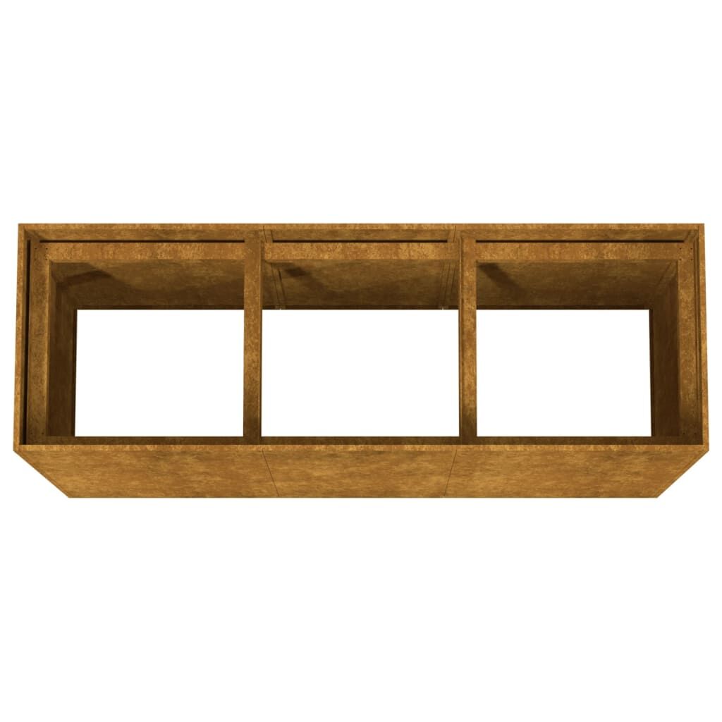 Garden Raised Bed 120x40x80 cm Corten Steel Price