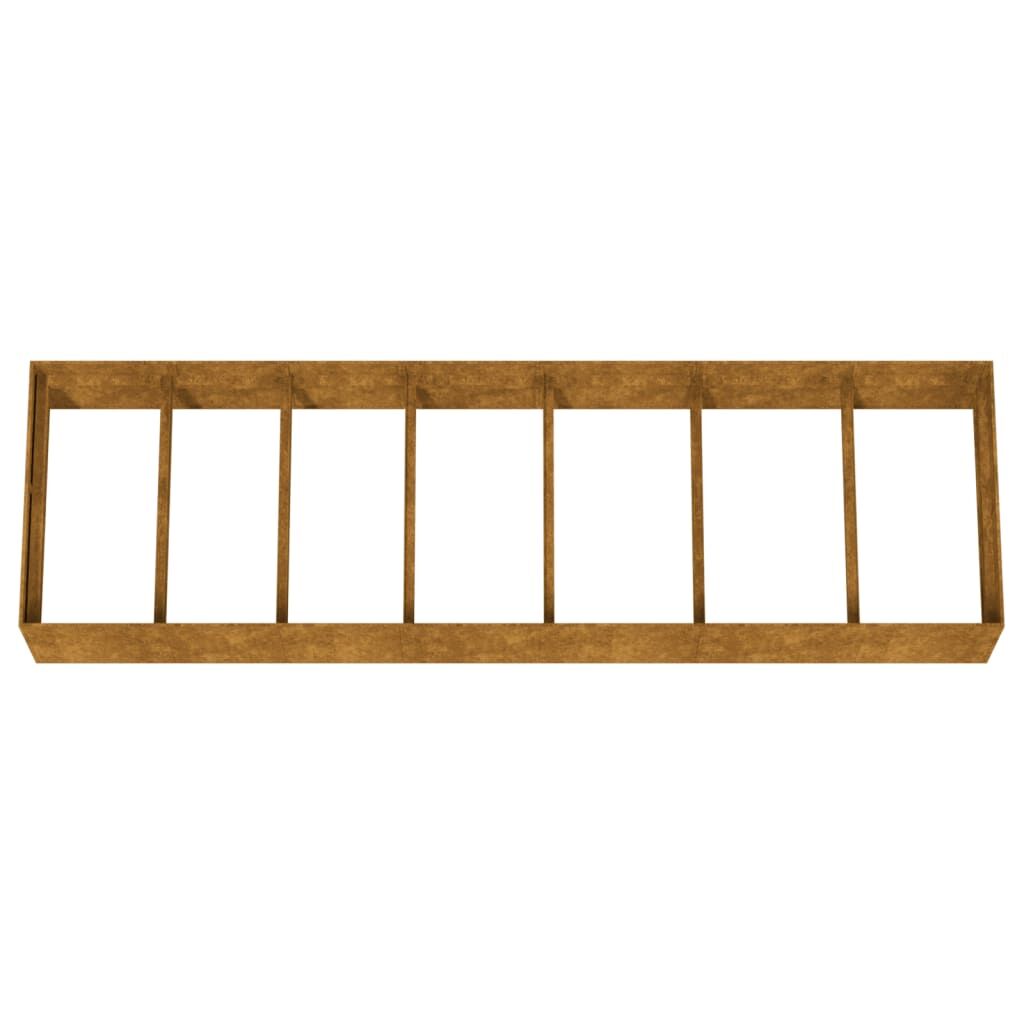 Garden Raised Bed 280x80x40 cm Corten Steel Price