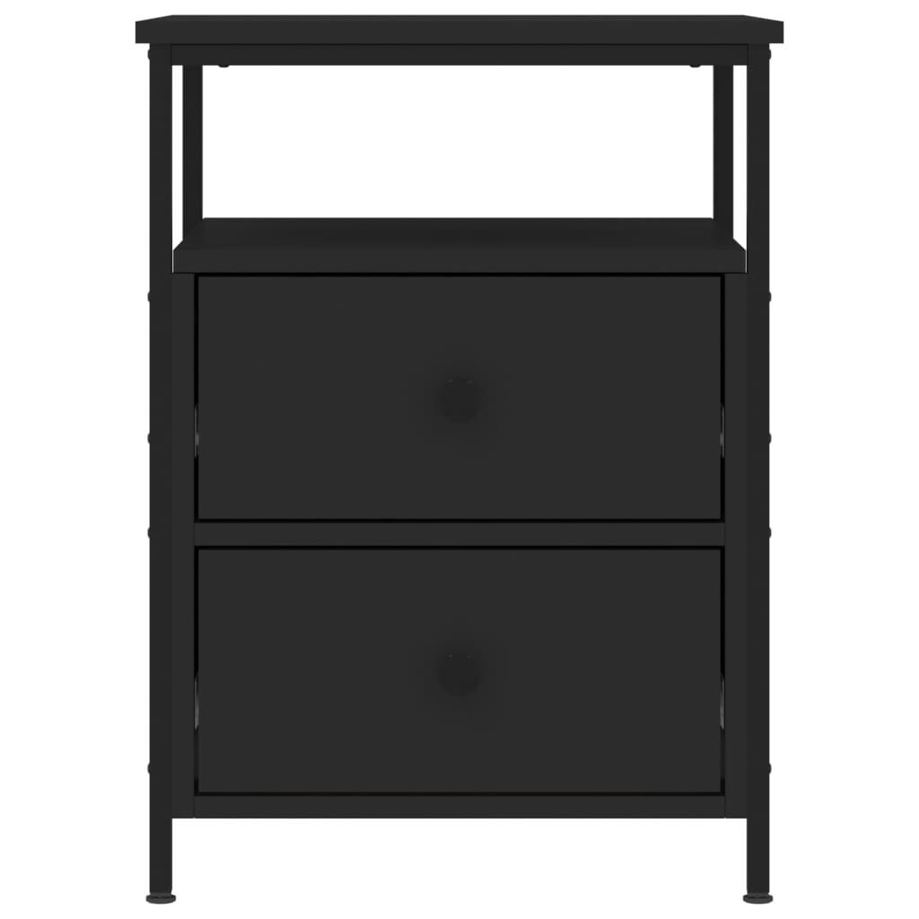 Bedside Cabinets 2 pcs Black 44x45x60 cm Engineered Wood Price