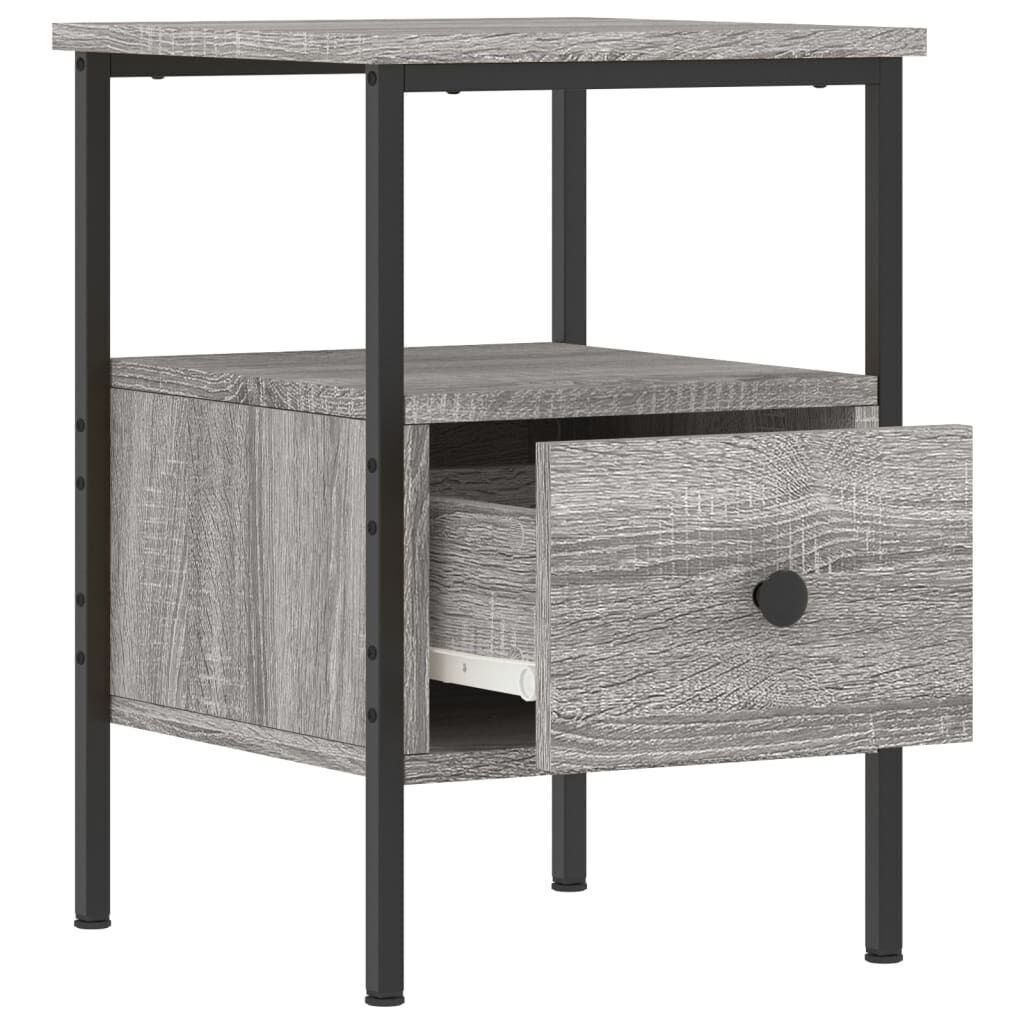Bedside Cabinets 2 pcs Grey Sonoma 34x36x50 cm Engineered Wood Price