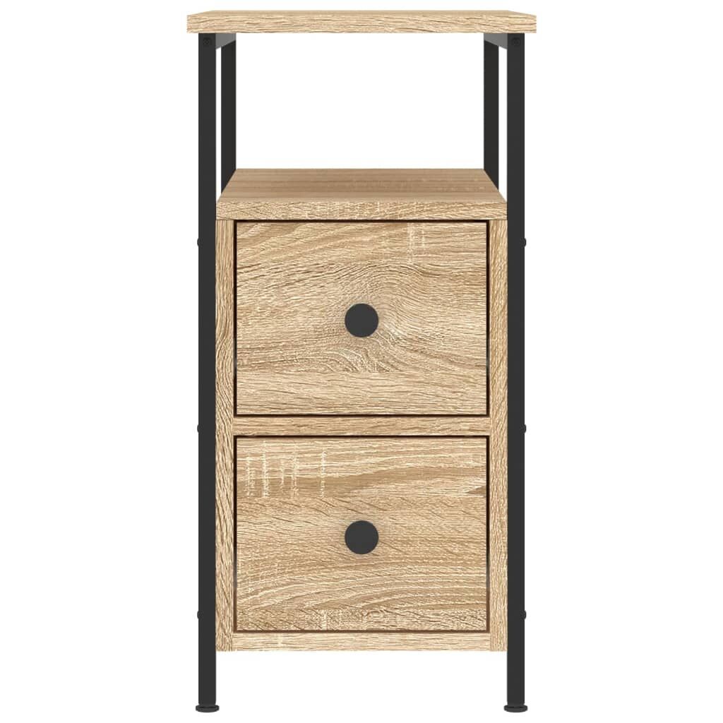 Bedside Cabinets 2 pcs Sonoma Oak 30x60x60 cm Engineered Wood Price