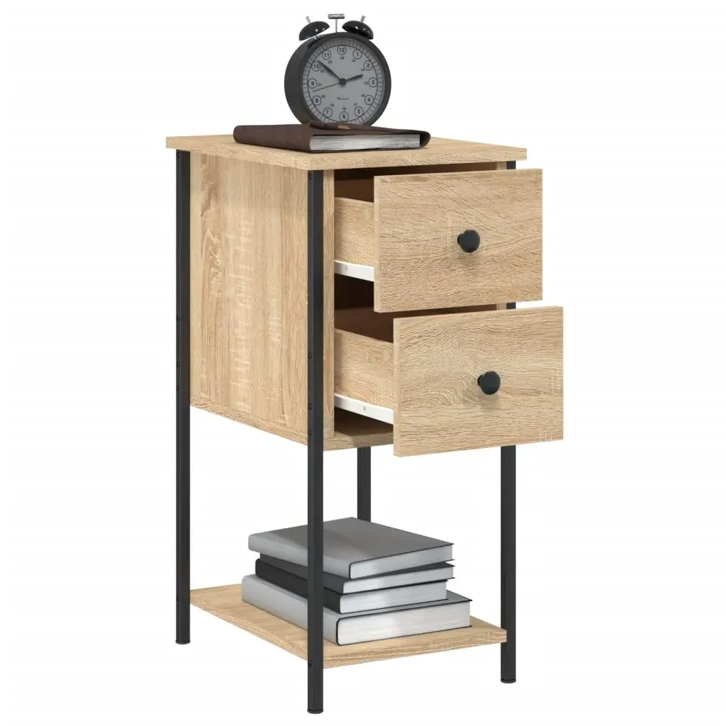 Bedside Cabinets 2 pcs Sonoma Oak 32x42x70 cm Engineered Wood Price