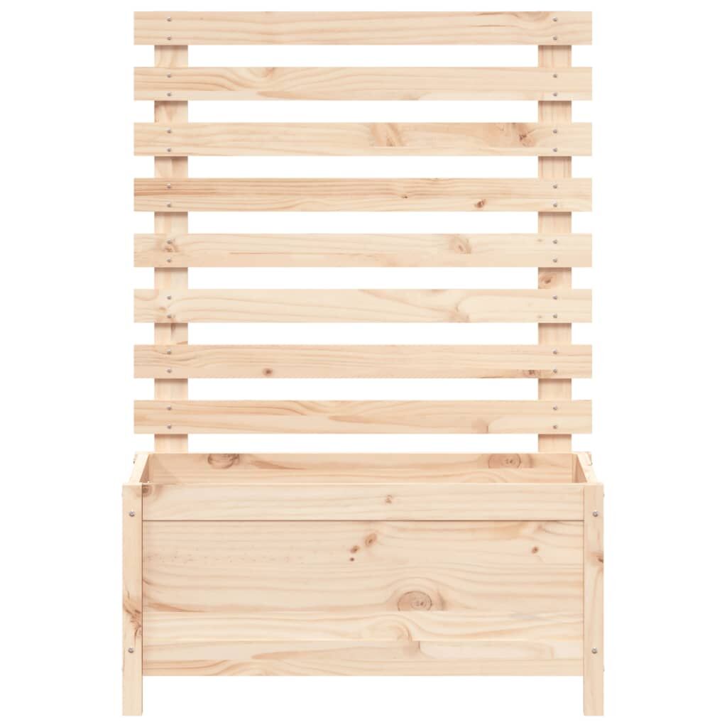Garden Planter with Rack 79x39.5x114 cm Solid Wood Pine Price