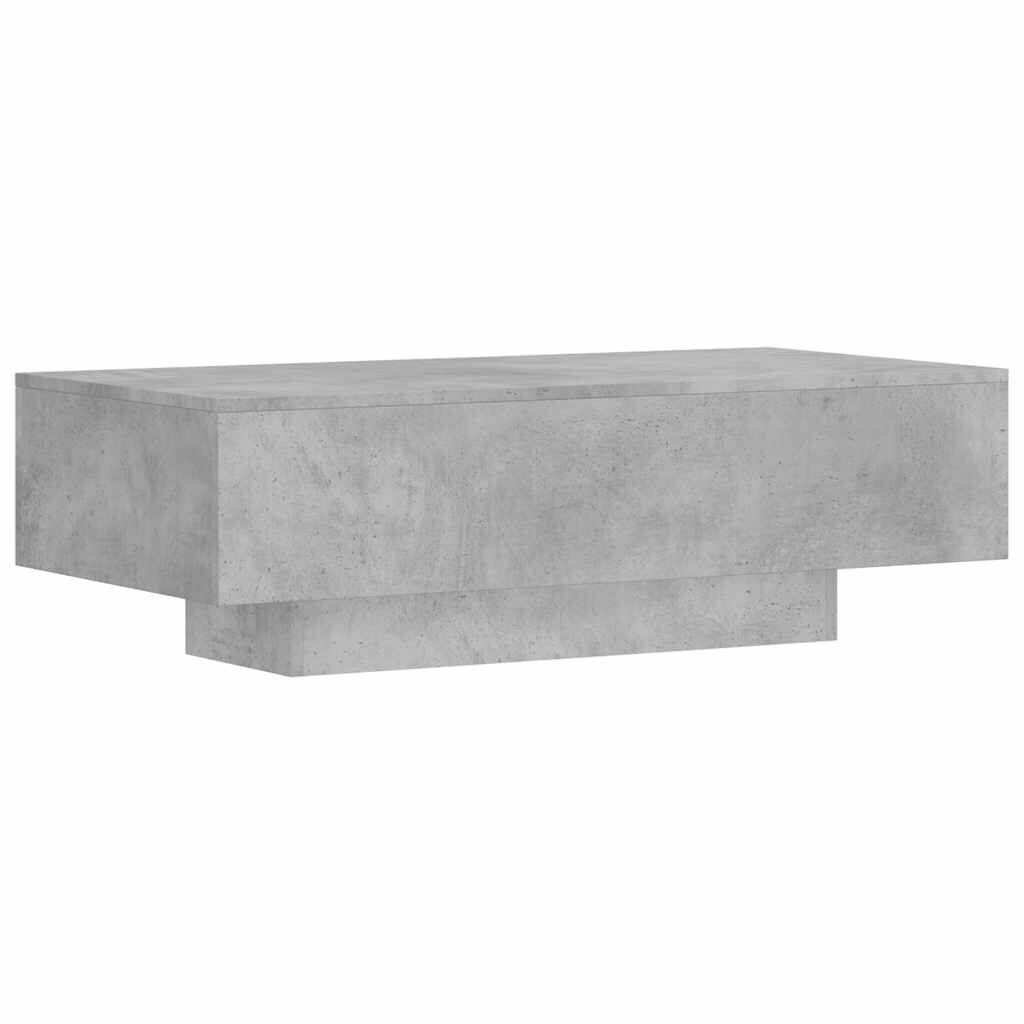 Coffee Table Concrete Grey 100x49.5x31 cm Engineered Wood Price