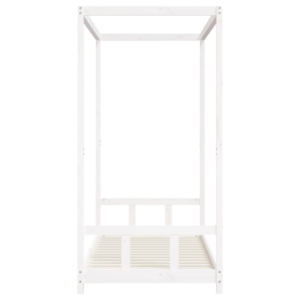 Kids Bed Frame White 90x190 cm Solid Wood Pine Price