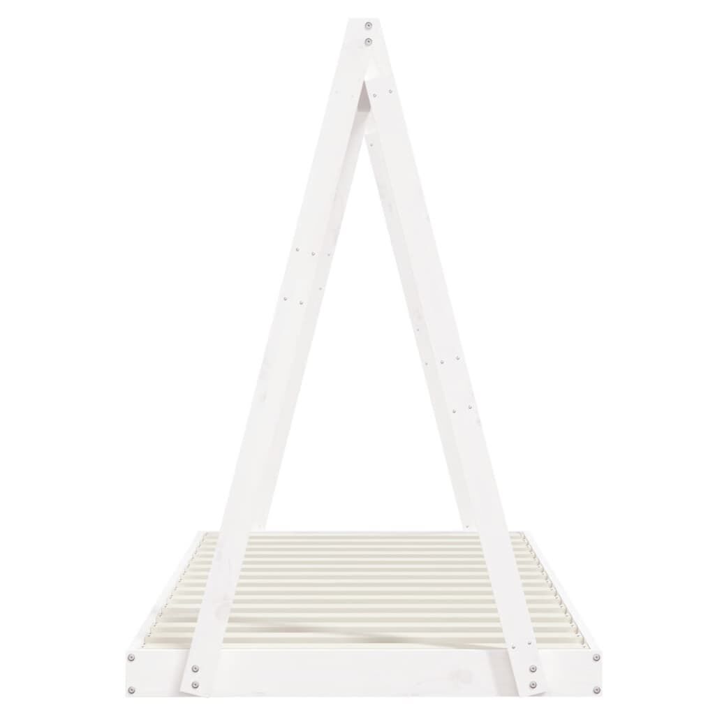 Kids Bed Frame White 90x190 cm Solid Wood Pine Price