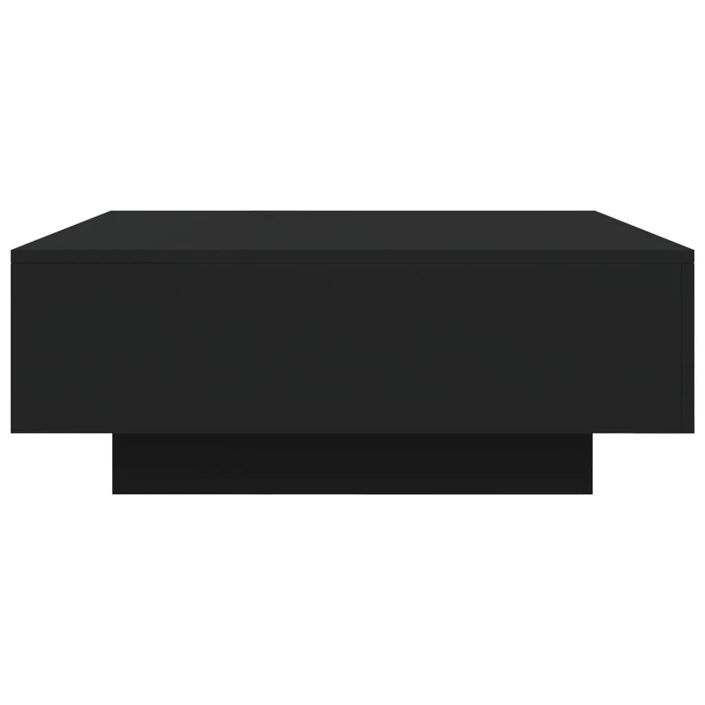 Coffee Table Black 80x80x31 cm Engineered Wood Price