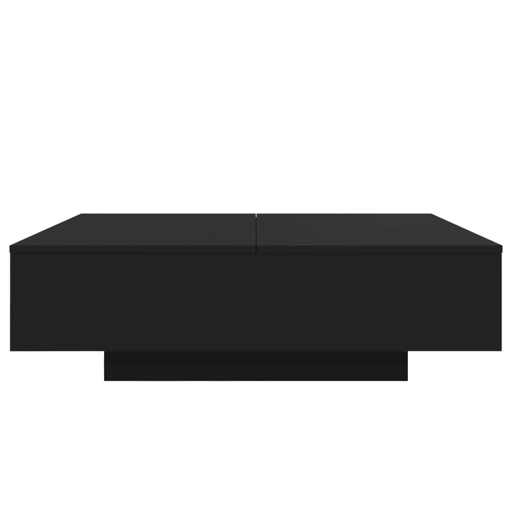 Coffee Table Black 100x100x31 cm Engineered Wood Price