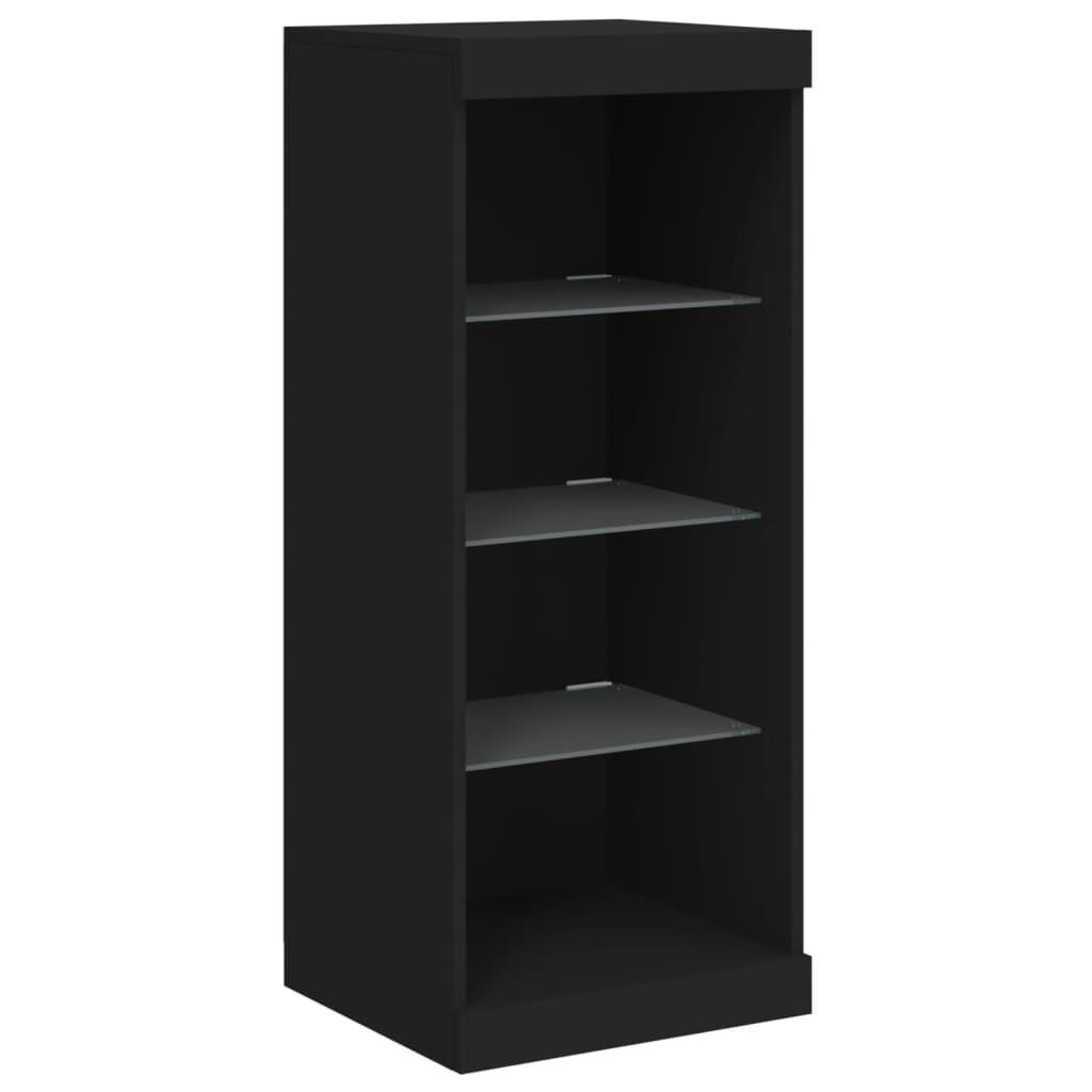 Sideboard with LED Lights Black 41x37x100 cm Price