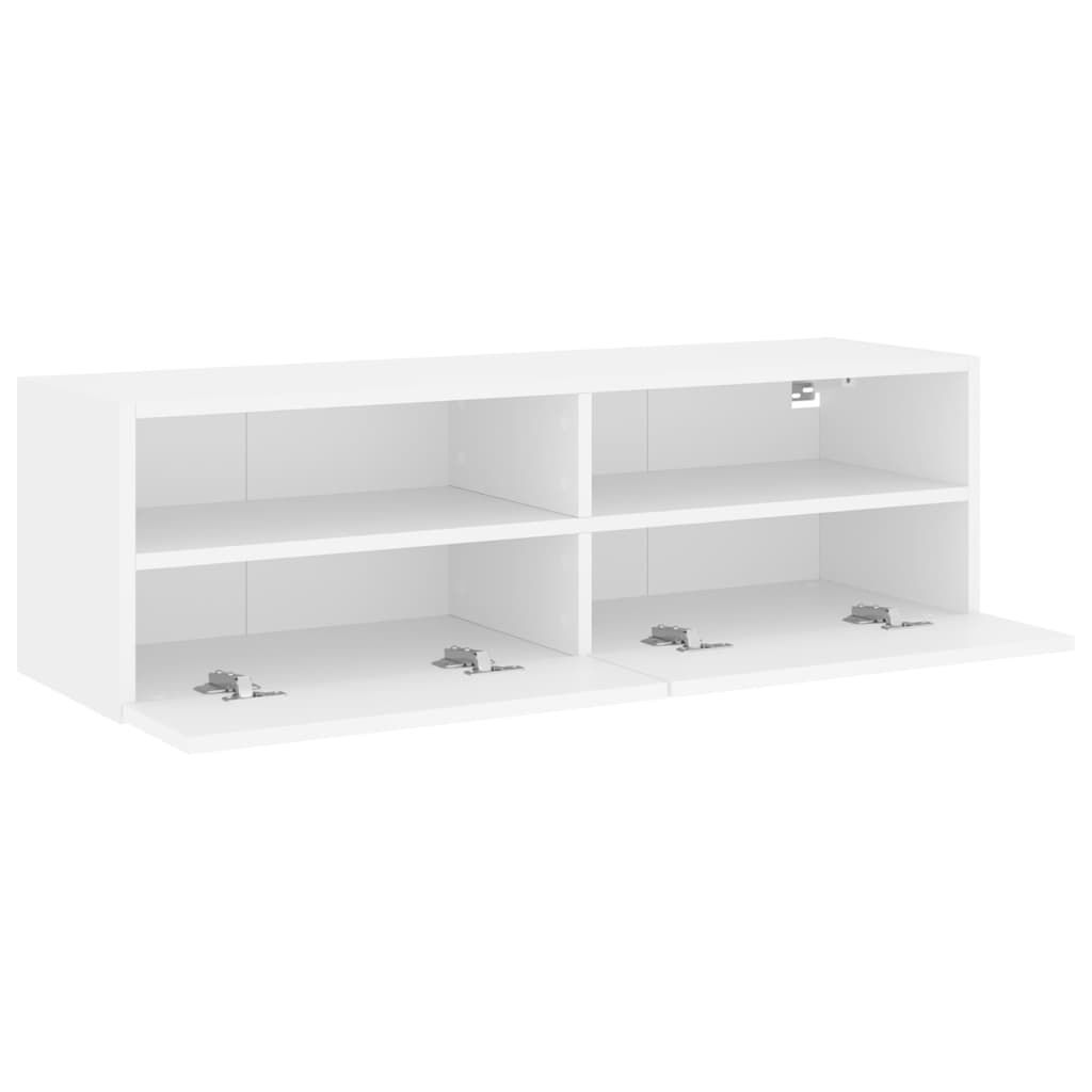 TV Wall Cabinet White 100x30x30 cm Engineered Wood Price