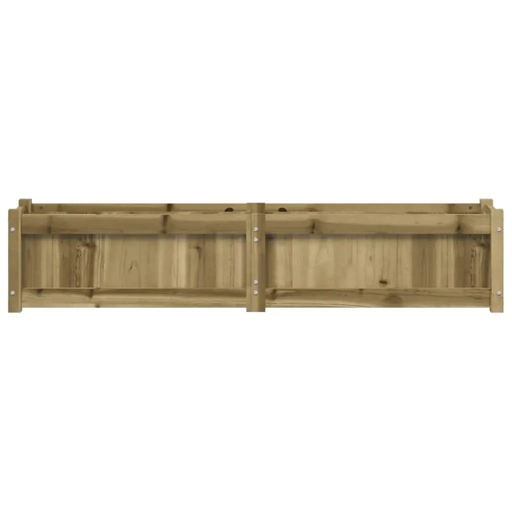 Garden Planter 150x31x31 cm Impregnated Wood Pine Price