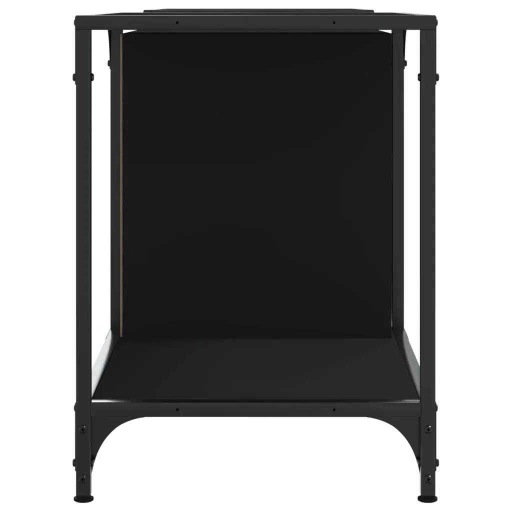 TV Cabinet Black 153x37x50 cm Engineered Wood Price