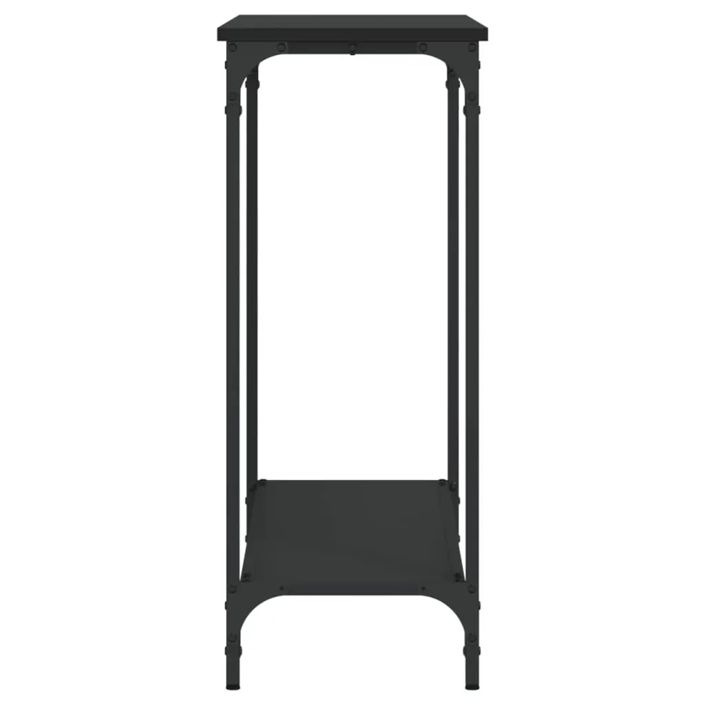 Console Table Black 101x30.5x75 cm Engineered Wood Price