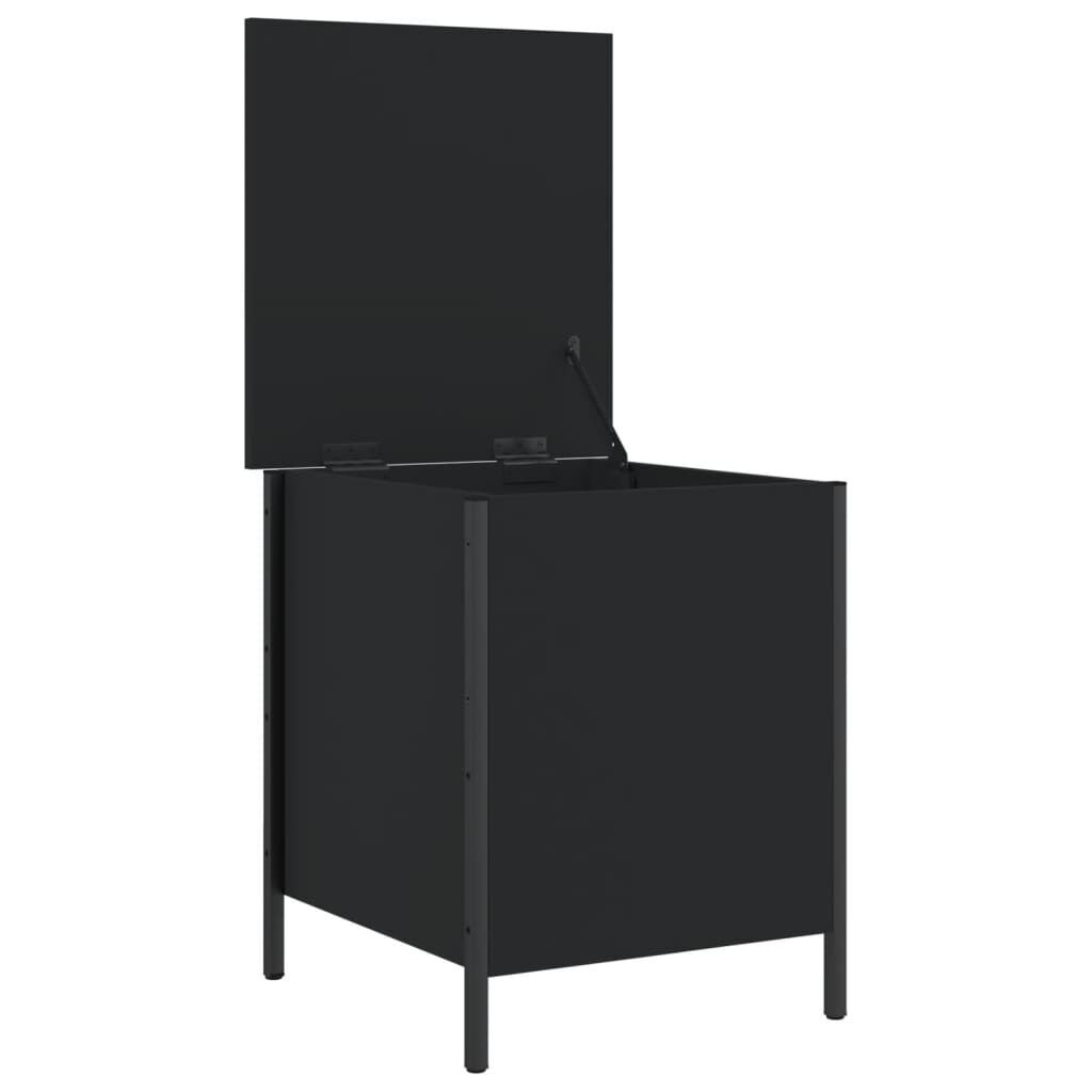 Storage Bench Black 40x42.5x50 cm Engineered Wood Price