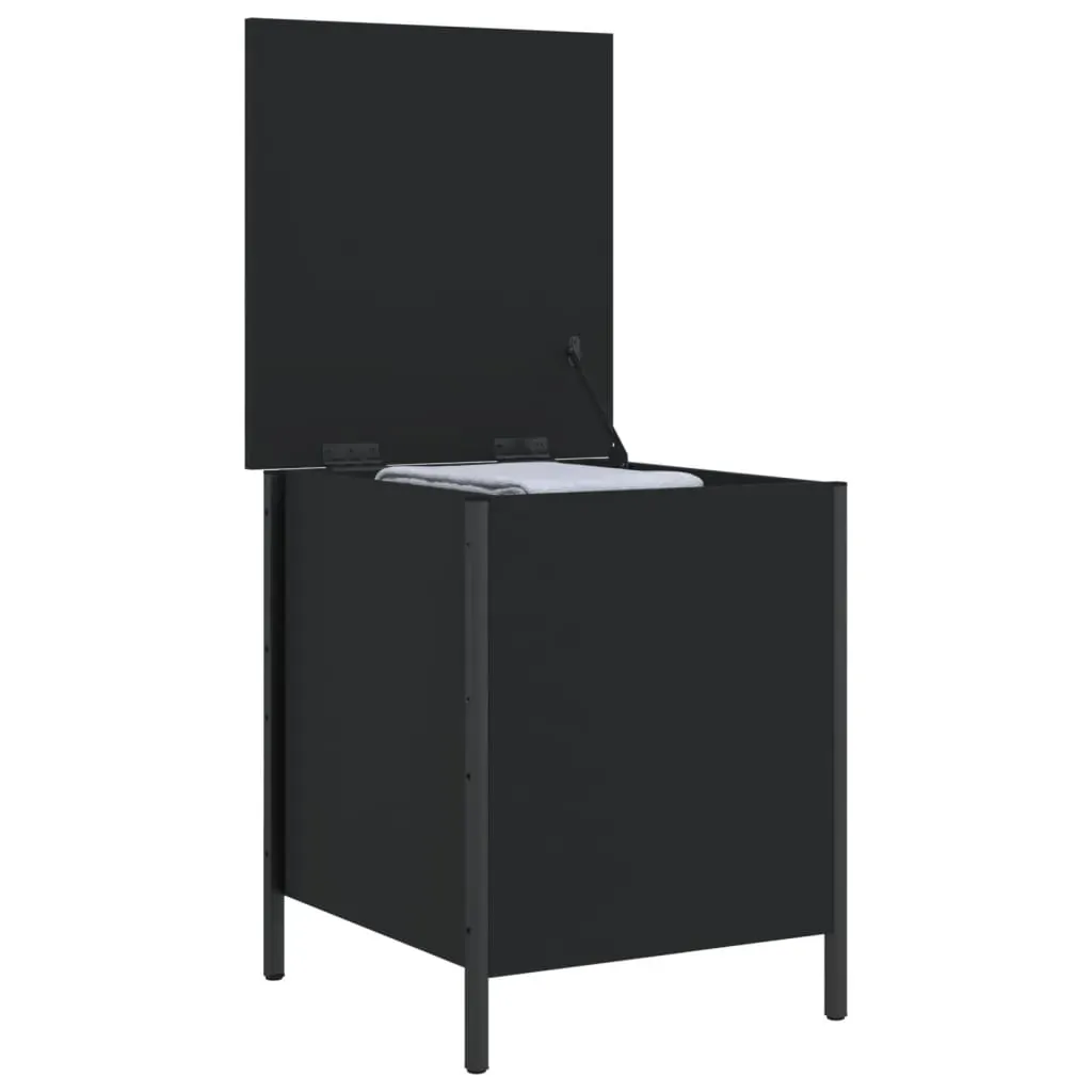 Storage Bench Black 40x42.5x50 cm Engineered Wood Price