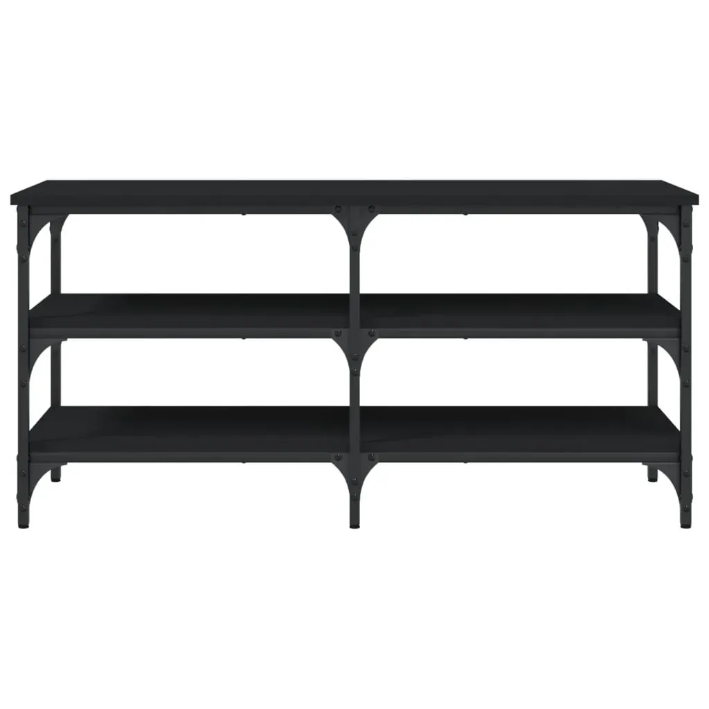 Shoe Bench Black 100x38.5x49 cm Engineered Wood Price