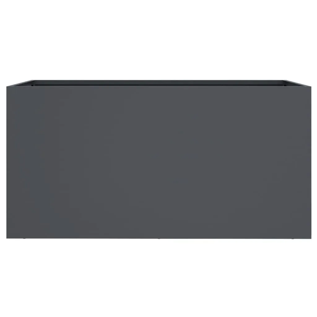 Planter Anthracite 62x30x29 cm Steel Price