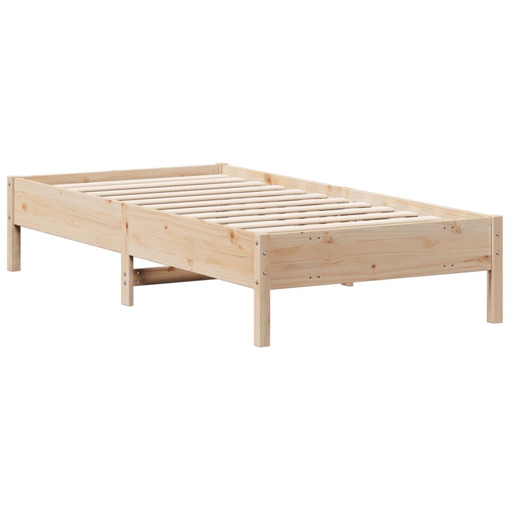 Bed Frame without Mattress 90x190 cm Solid Wood Pine Price
