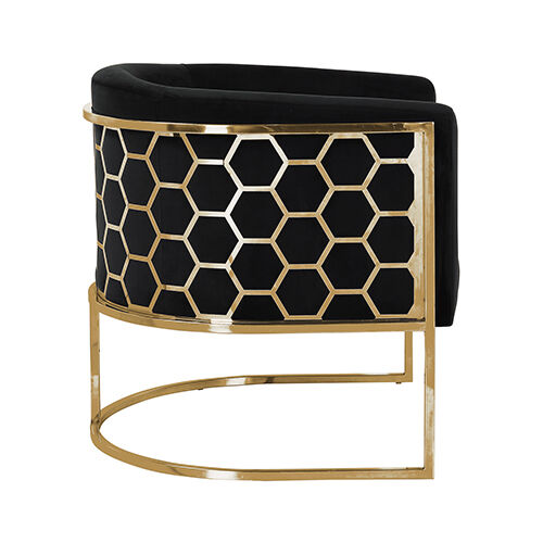 Vintage Arm Chair Black Velvet Price