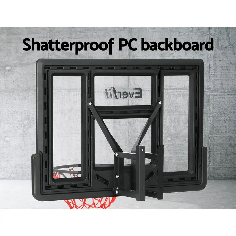 45" Basketball Hoop Backboard Wall Mounted Ring Net Sports Pro System Price