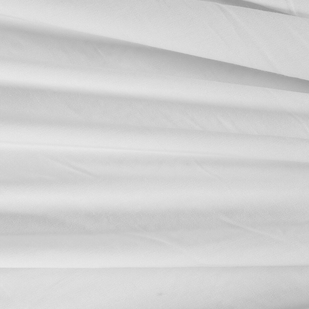 4pcs Double Size 100% Bamboo Bed Sheet Set in White Colour Price