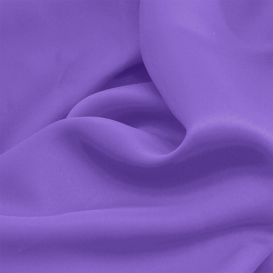 2x blockout curtains panels 3 layers purple Price