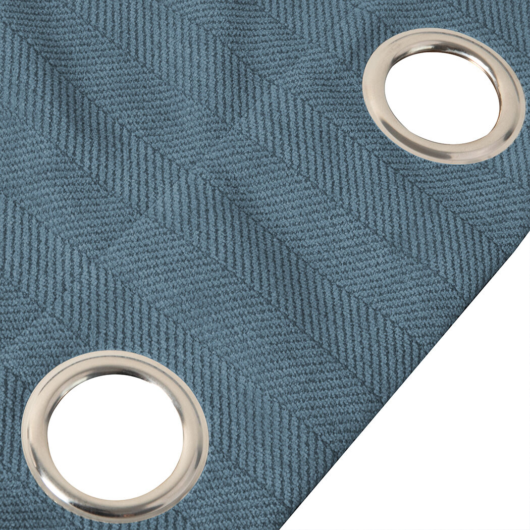 2xblockout curtains chenille 132x250 blue Price
