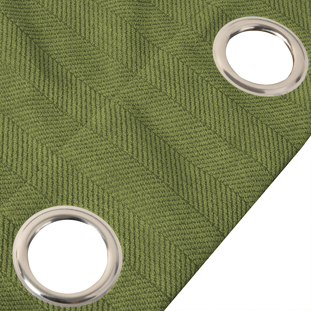 2xblockout curtains chenille 132x250 green Price