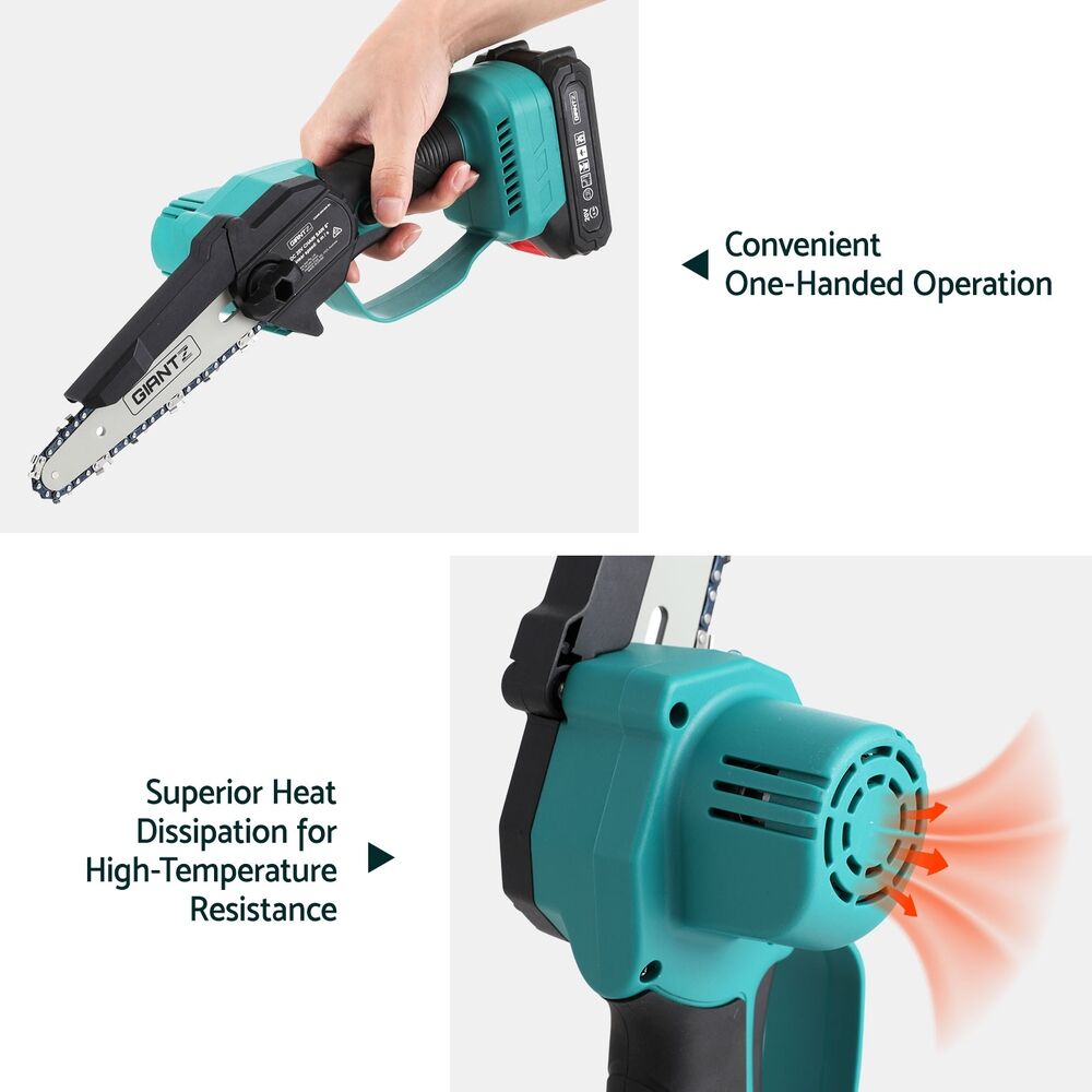 6" Mini Cordless Electric Chainsaw Rechargeable Wood Cutter Price