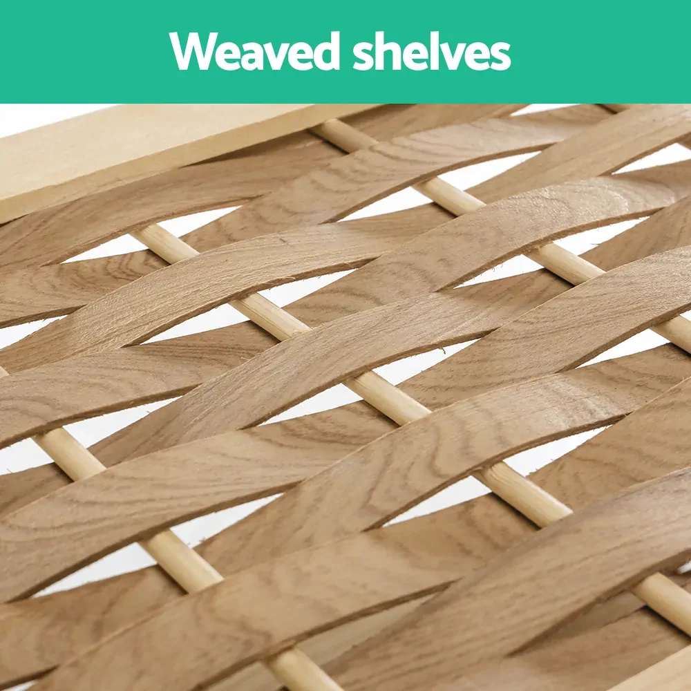 4-tier Shoe Rack 12 Pairs Shoe Storage Weaved Shelves Price