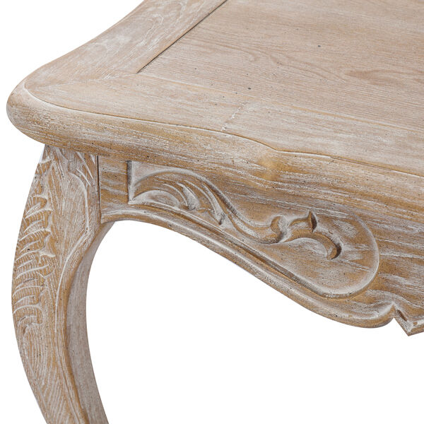 9pcs Large Sizes Oak Wood White Washed Finish Dining Set Price
