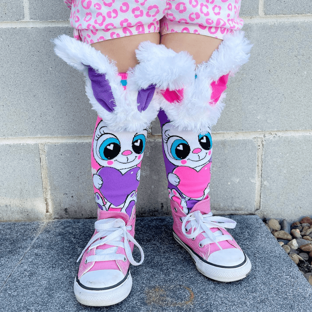 Funny Bunny Socks With Ears Toddler Ages 3 - 5 Price