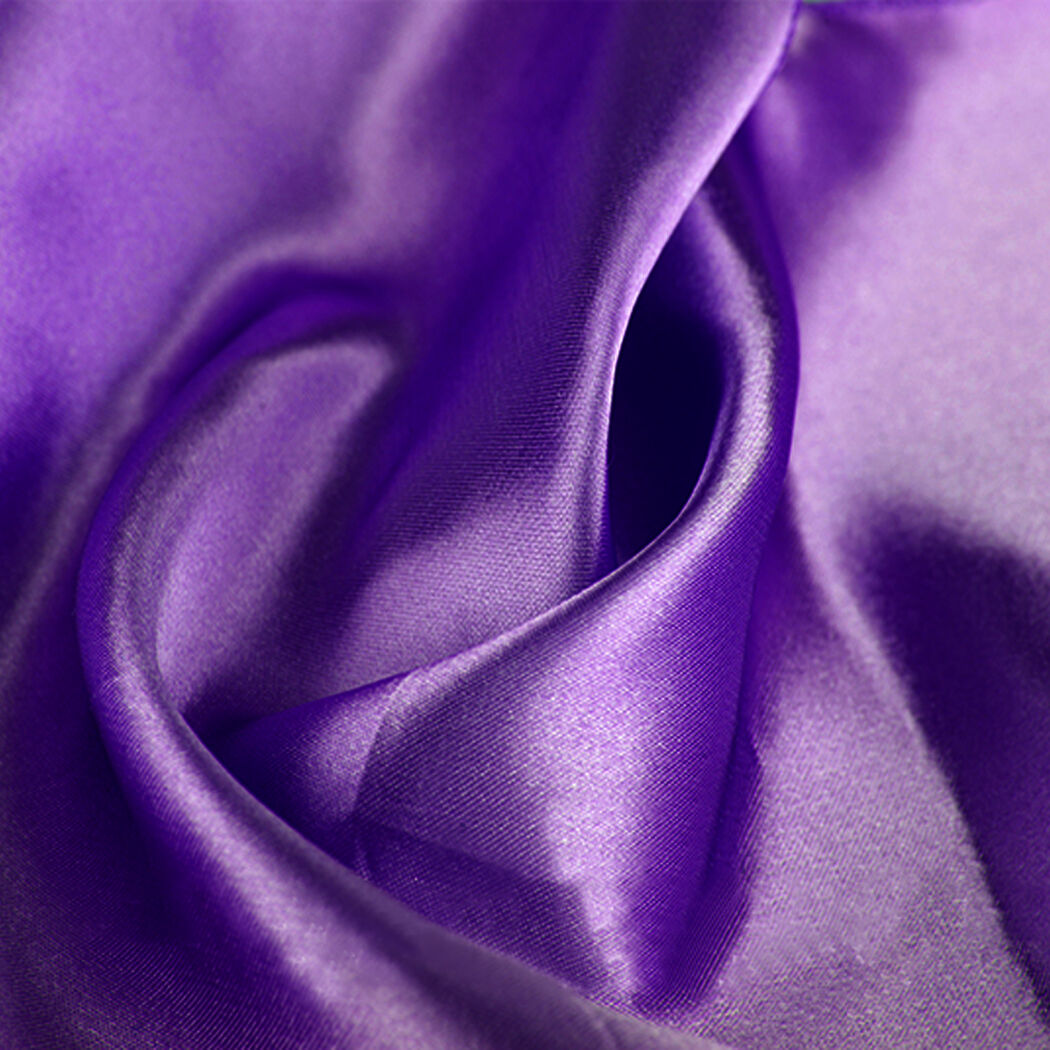 20x Table Runner Satin Chair Sashes Eggplant Price