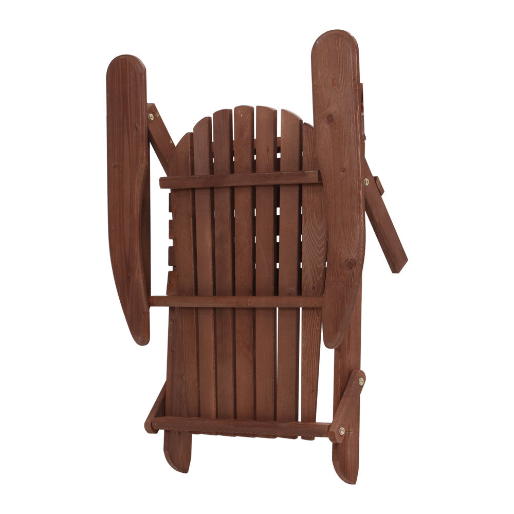 Adirondack Outdoor Chairs Wooden Foldable Beach Chair Patio Furniture Brown Price