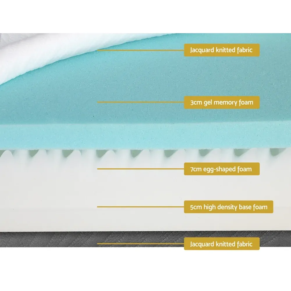 Bedding Memory Foam Mattress Bed Cool Gel Non Spring 15cm Double Price