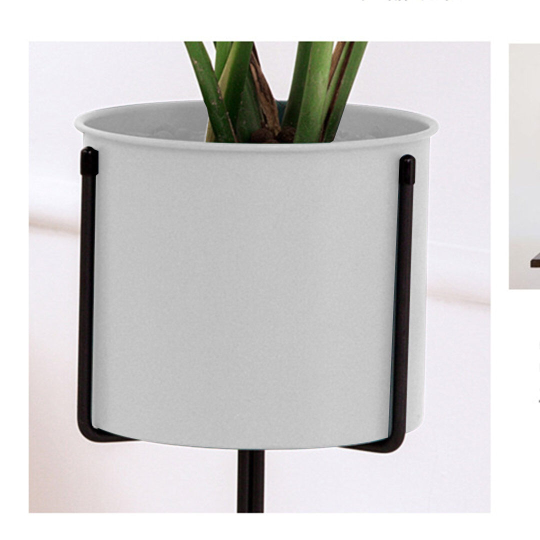 4x 80cm tripod flower pot plant stand with white flowerpot holder rack indoor display Price