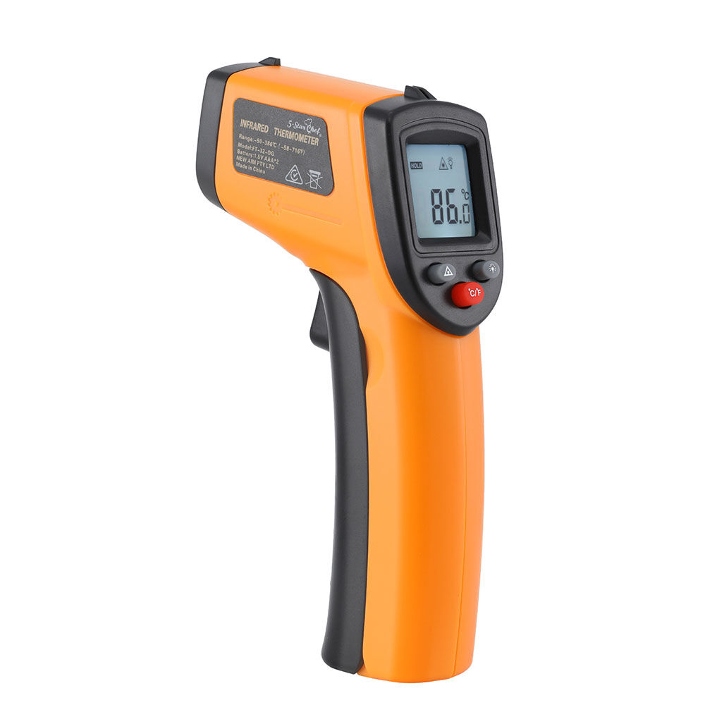 5-star Chef Laser Infrared Thermometer Food Digital Temperature Gun Smoker Pizza BBQ Price