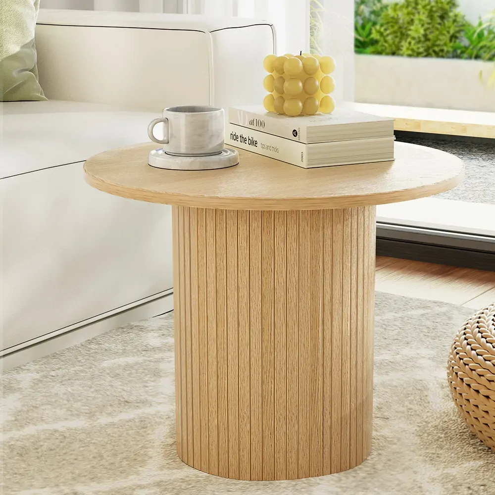 Coffee Table Round Fluted Base PIIA Price